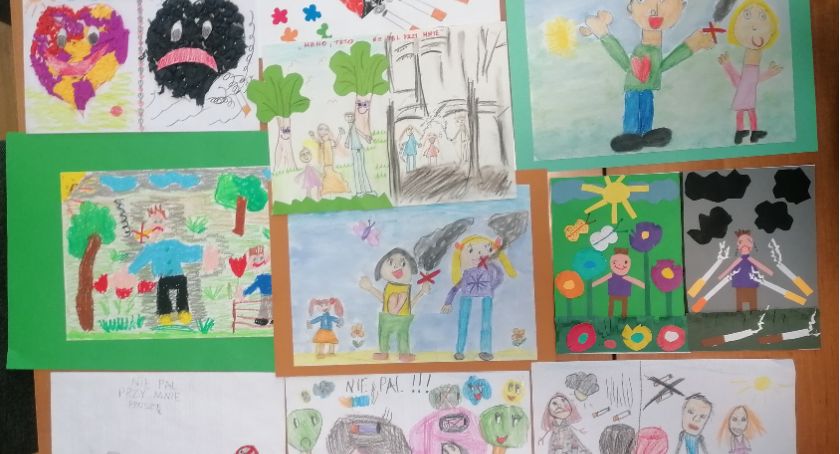 Rozstrzygnięty został powiatowy konkurs plastyczny „Mamo, tato, nie pal przy mnie”. 
