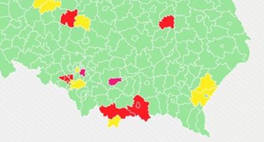 Od piątku 21 sierpnia powiat jarosławski znów w strefie żółtej 