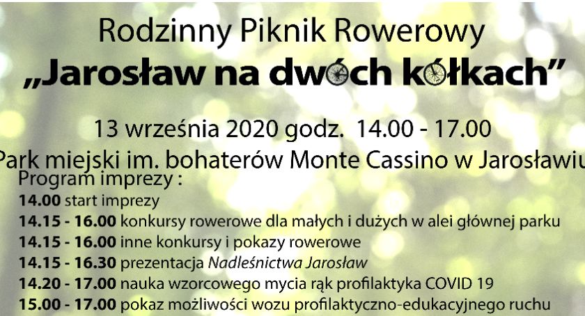 Rodzinny Piknik Rowerowy ,,Jarosław na dwóch kółkach”