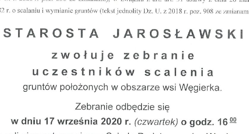 Zebranie uczestników scalenia