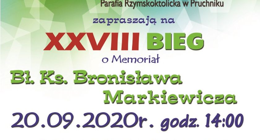 XXVIII Bieg o Memoriał bł. ks. Bronisława Markiewicza 
