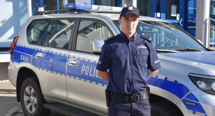  Sierżant Kamil Pilch nie zastanawiał się ani przez chwilę, wiedział, że życie kobiety jest zagrożone 