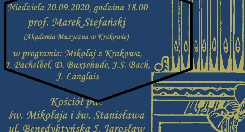 Koncert organowz w Jarosawskim Opactwie
