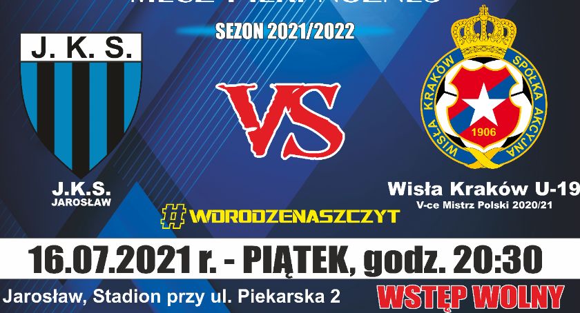 Mecz piłki nożnej JKS Jarosław – Wisła Kraków U-19