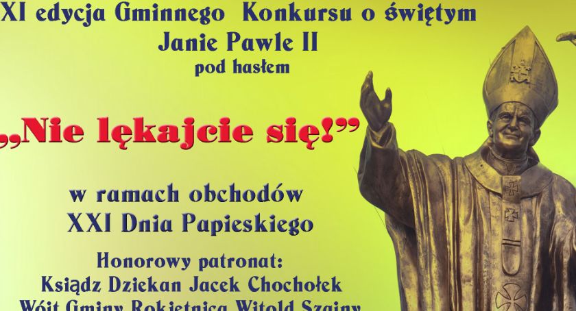 Konkurs o św. Janie Pawle II 