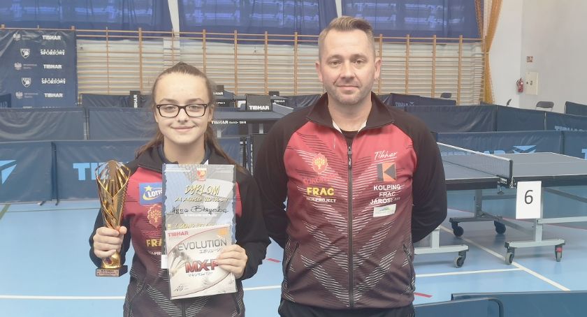 TENIS STOŁOWY  Grand Prix Polski Juniorek - brązowy medal Anny Brzyskiej 