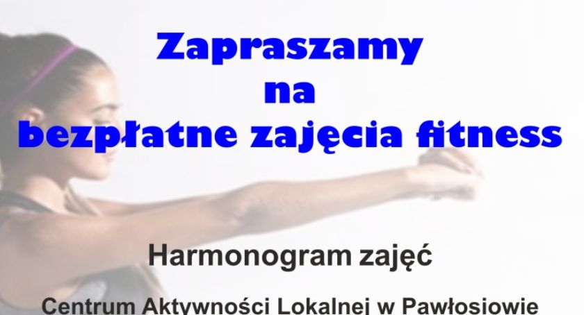 Bezpłatne zajęcia fitness    