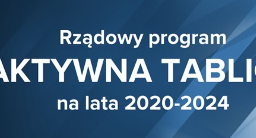 Pieniądze z programu „Aktywna tablica”