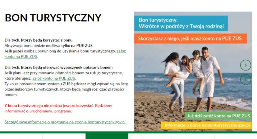 Bon turystyczny można wykorzystać do końca września