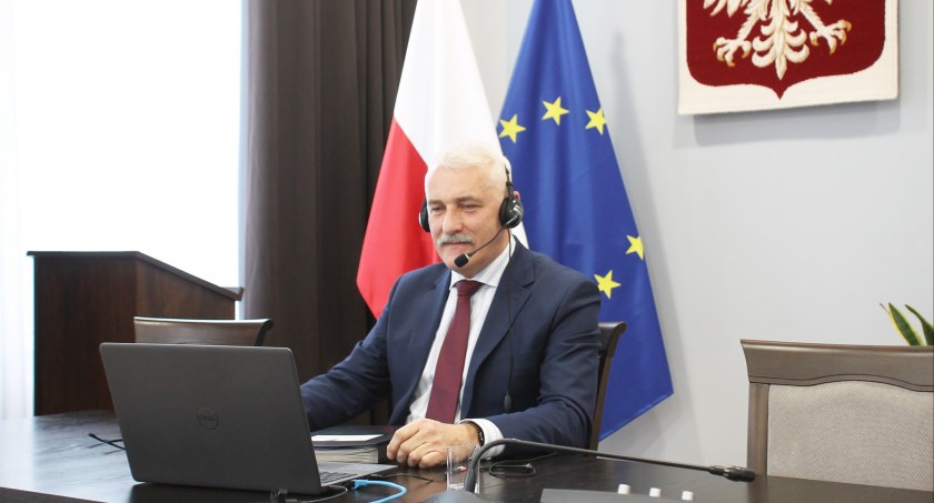 Przewodniczący Rady Powiatu Jarosławskiego Marian Fedor. 