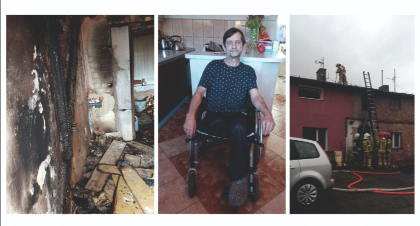 Pomóżmy panu Hieronimowi odremontować mieszkanie po pożarze