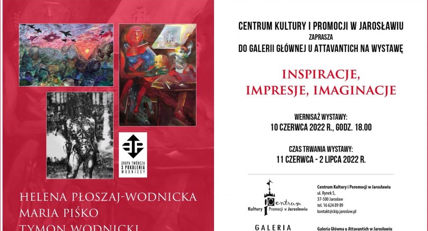 Wystawa pt. Inspiracje, Impresje, Imaginacje
