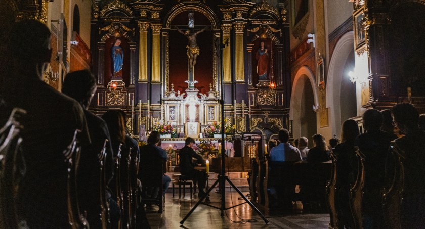 Na zdjęciu koncert u oo. Franciszkanów Marcina Maseckiego. 