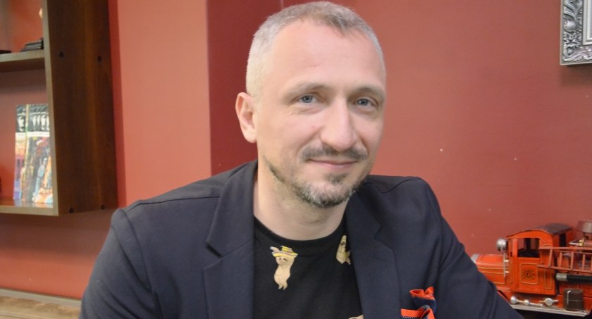 Na zdjęciu Kamil Prusinowski, wiceprezes Fundacji Unitatem w Jarosławiu (Fot. Ewa Kłak-Zarzecka)