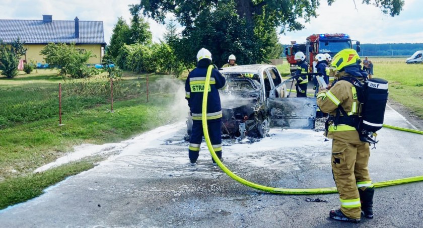 Na zdjęciu akcja strażaków z OSP KSRG Duńkowice. Fot. OSP Duńkowice