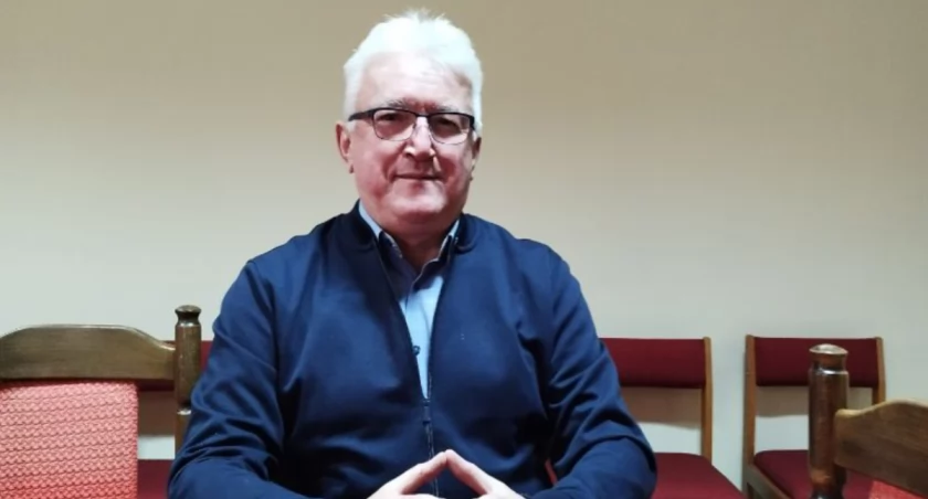 Na zdjęciu Tomasz Kulesza, radny powiatu jarosławskiego. 