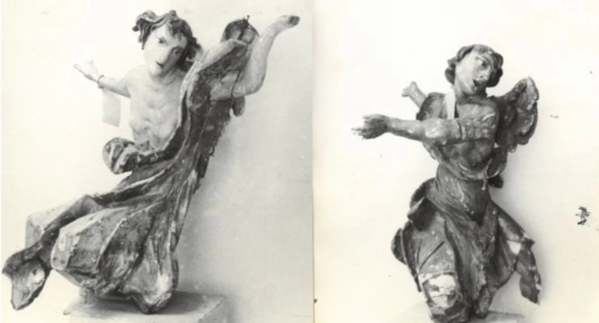 Historia, XVIII wieczne rzeźby aniołów zbiorów Muzeum Jarosławiu przejdą konserwację Warszawie - zdjęcie, fotografia