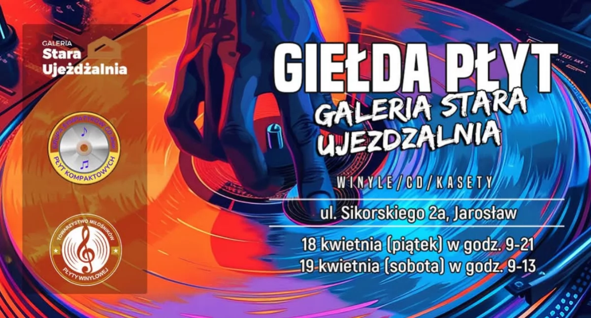 Wydarzenia Jarosław, Przeworsk i okolice, Giełda płyt Galerii Stara Ujeżdżalnia Jarosławiu - zdjęcie, fotografia