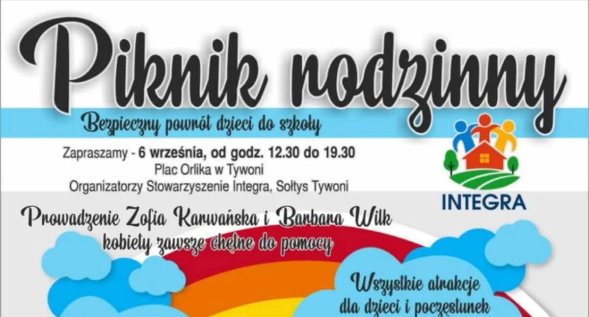 Wydarzenia Jarosław, Przeworsk i okolice, Piknik rodzinny promujący Bezpieczny powrót dzieci szkoły Tywoni - zdjęcie, fotografia