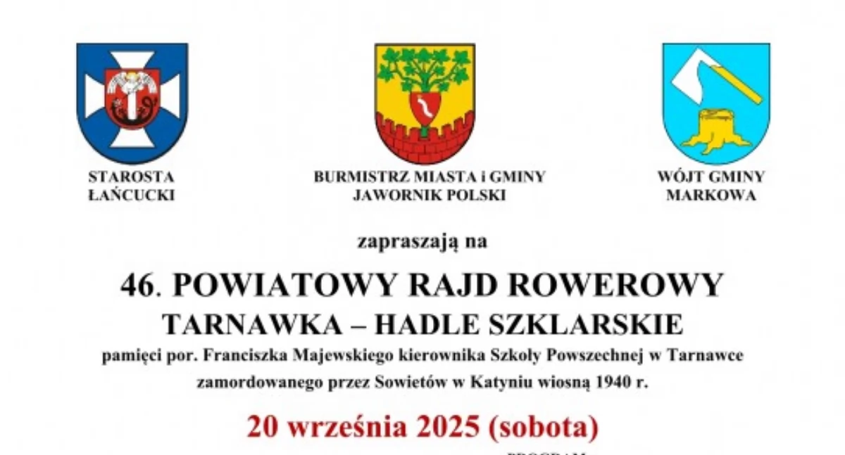 Wydarzenia Jarosław, Przeworsk i okolice, Powiatowy Rowerowy Łańcut Tarnawka Hadle Szklarskie - zdjęcie, fotografia