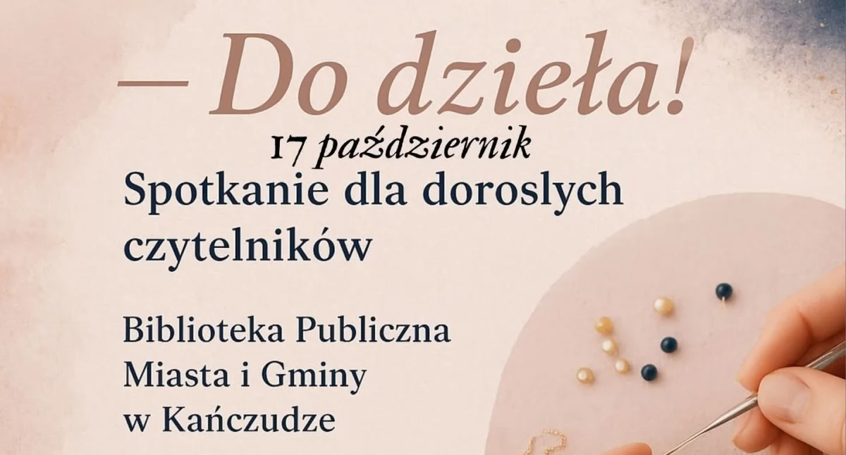 Noc bibliotek dla dorosłych czytelników w Kańczudze