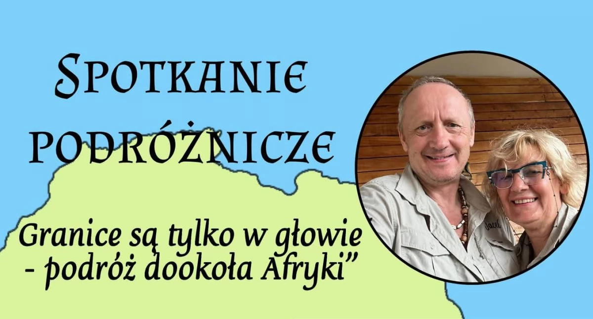 Wydarzenia Jarosław, Przeworsk i okolice, Spotkanie podróżnikami Anną Kozak Sykałą Jackiem Słowakiem bibliotece Jarosławiu - zdjęcie, fotografia