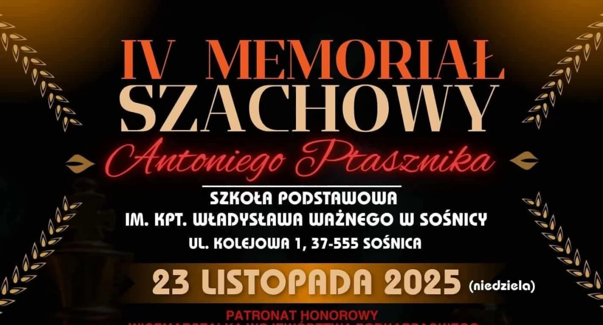 IV Memoriał Szachowy Antoniego Ptasznika