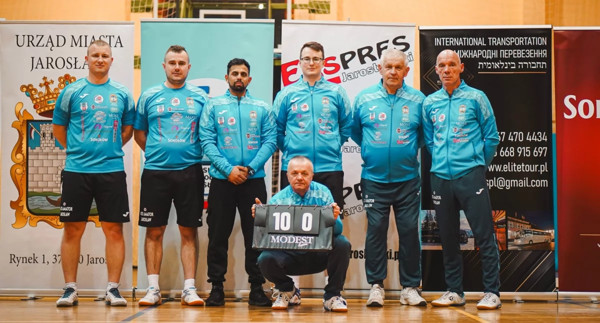 Tenis stołowy, Amator Jarosław wygrywa lidze lidze! - zdjęcie, fotografia