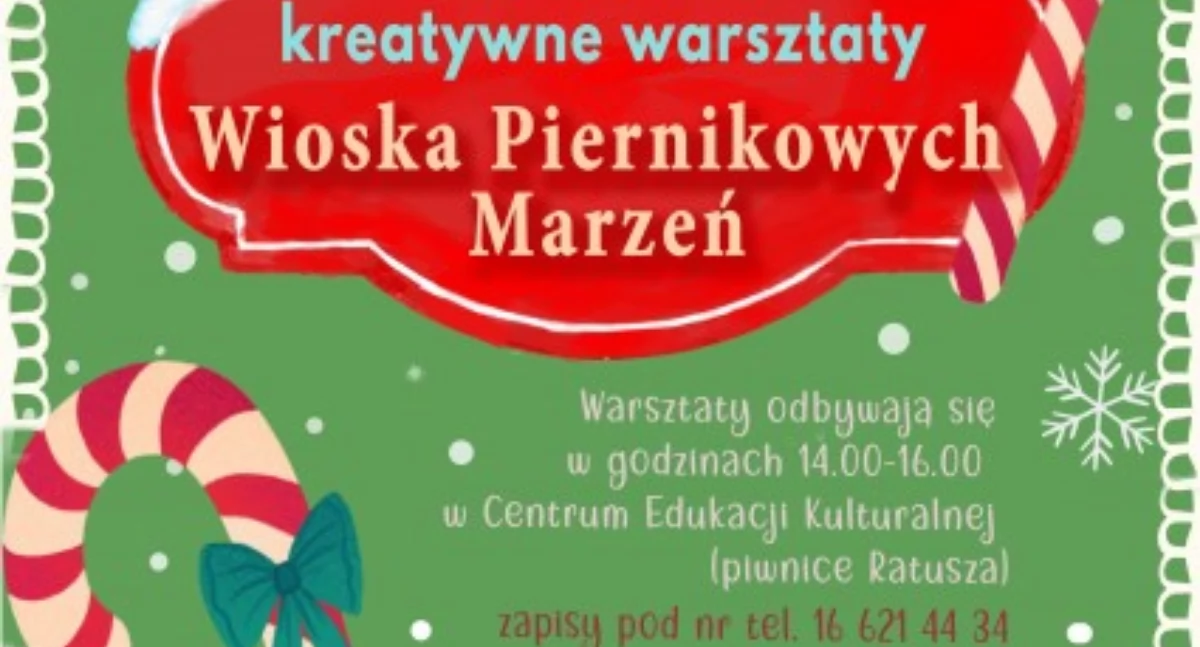 Rozrywka, Kreatywne warsztaty „Wioska Piernikowych Marzeń” Jarosławiu - zdjęcie, fotografia