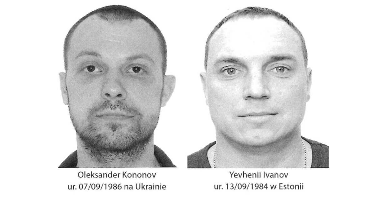 Yevhenii Ivanov i Oleksandr Kononov, poszukiwani listami gończymi podejrzani o szpiegostwo oraz dopuszczenie się przestępstwa o charakterze terrorystycznym