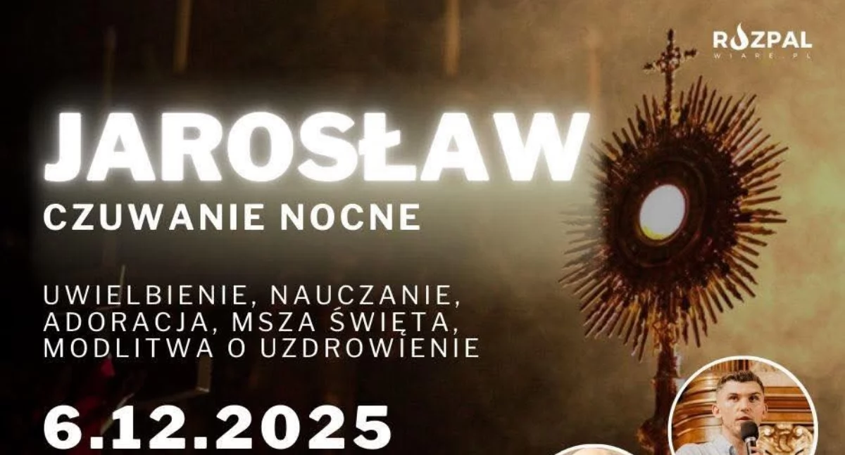 Religia, Jarosławskie Czuwanie Nocne Klasztorze Franciszkanów - zdjęcie, fotografia