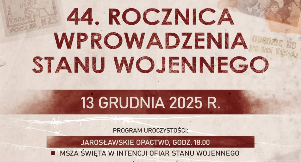 Wydarzenia Jarosław, Przeworsk i okolice, Uroczystość Rocznicy Wprowadzenia Stanu Wojennego - zdjęcie, fotografia