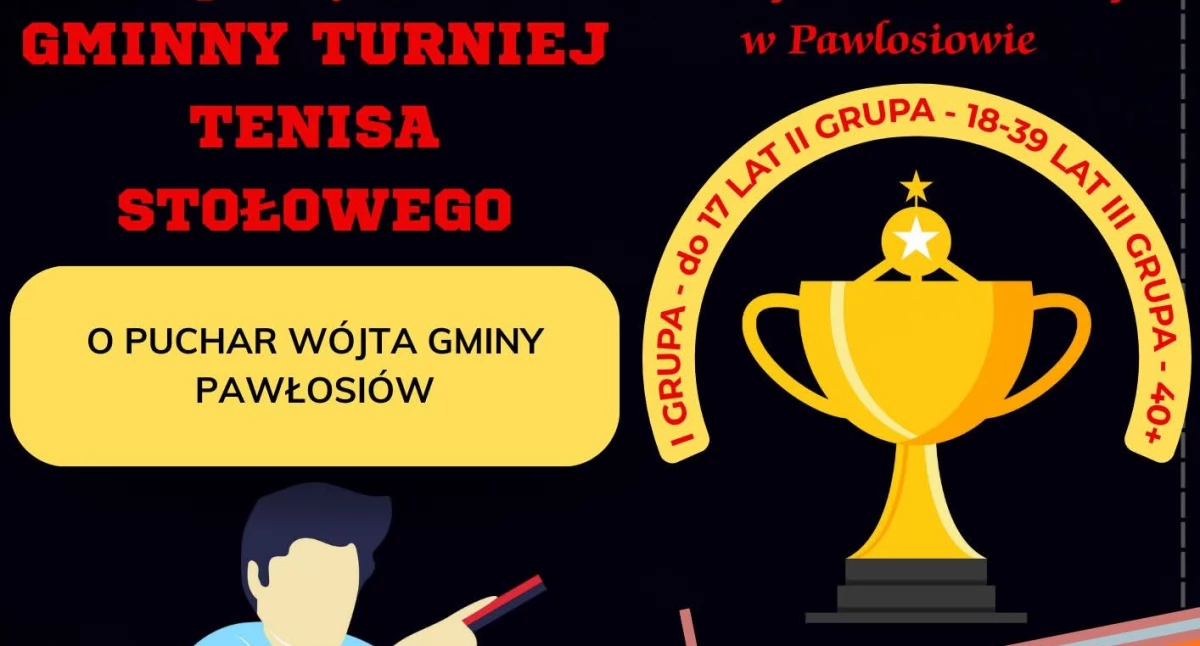 Wydarzenia Jarosław, Przeworsk i okolice, Turniej Tenisa Stołowego Puchar Wójta Gminy Pawłosiowa - zdjęcie, fotografia