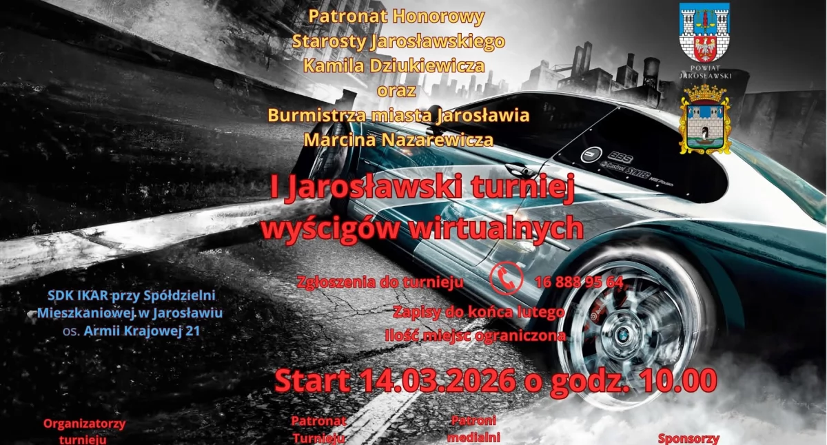 Wydarzenia Jarosław, Przeworsk i okolice, Jarosławski Turniej Wyścigów Wirtualnych - zdjęcie, fotografia