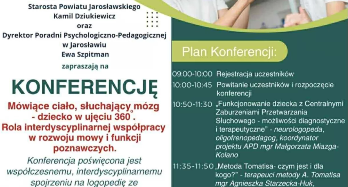 Wydarzenia Jarosław, Przeworsk i okolice, Konferencja Logopedy „Mówiące ciało słuchający mózg dziecko ujęciu 360° - zdjęcie, fotografia
