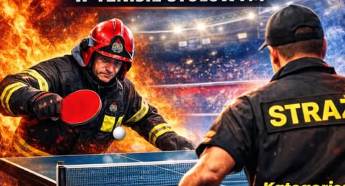 Sportowe, Indywidualne Mistrzostwa Województwa Podkarpackiego Strażaków Tenisie Stołowym - zdjęcie, fotografia