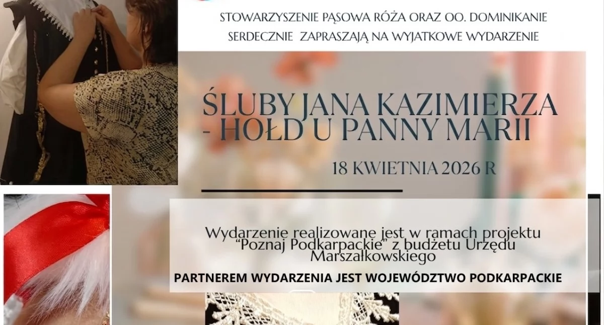 Kulturalne, Śluby Kazimierza Hołd Panny Marii inscenizacja Jarosławiu - zdjęcie, fotografia