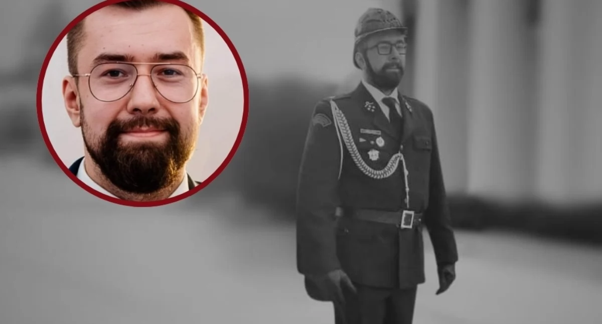 Pomoc, Strażak zmarł Wielką Sobotę warcie Grobie Pańskim Zostawił żonę ciąży córeczkę Ruszyła zbiórka - zdjęcie, fotografia