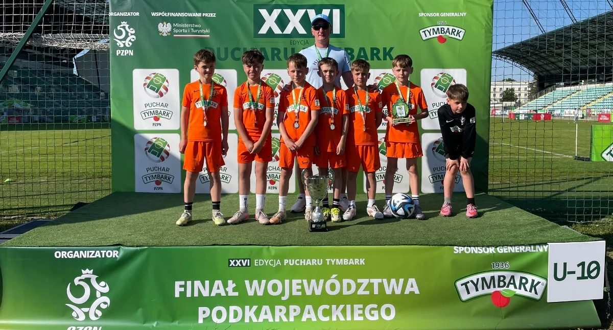 Piłka nożna, Błażej Laszek Kajetan Krzemień Jarosławia królami strzelców Podkarpackim Finale Pucharu Tymbark - zdjęcie, fotografia