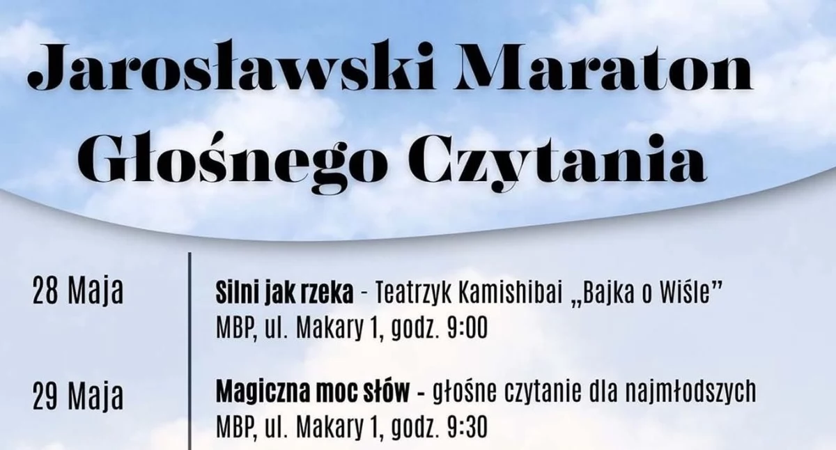 Wydarzenia Jarosław, Przeworsk i okolice, Jarosławski Maraton Głośnego Czytania - zdjęcie, fotografia