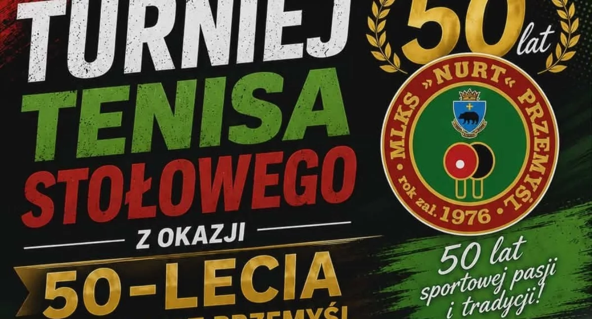Sportowe, Turniej tenisa stołowego okazji lecia Przemyśl  - zdjęcie, fotografia