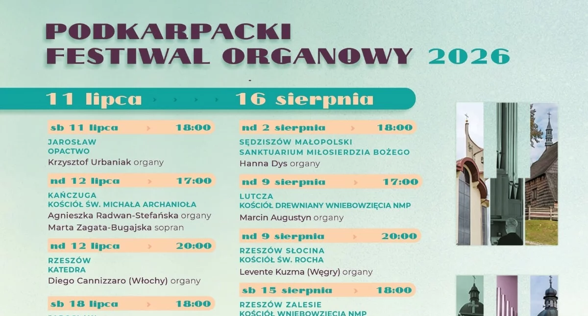 Wydarzenia Jarosław, Przeworsk i okolice, Podkarpacki Festiwal Organowy - zdjęcie, fotografia