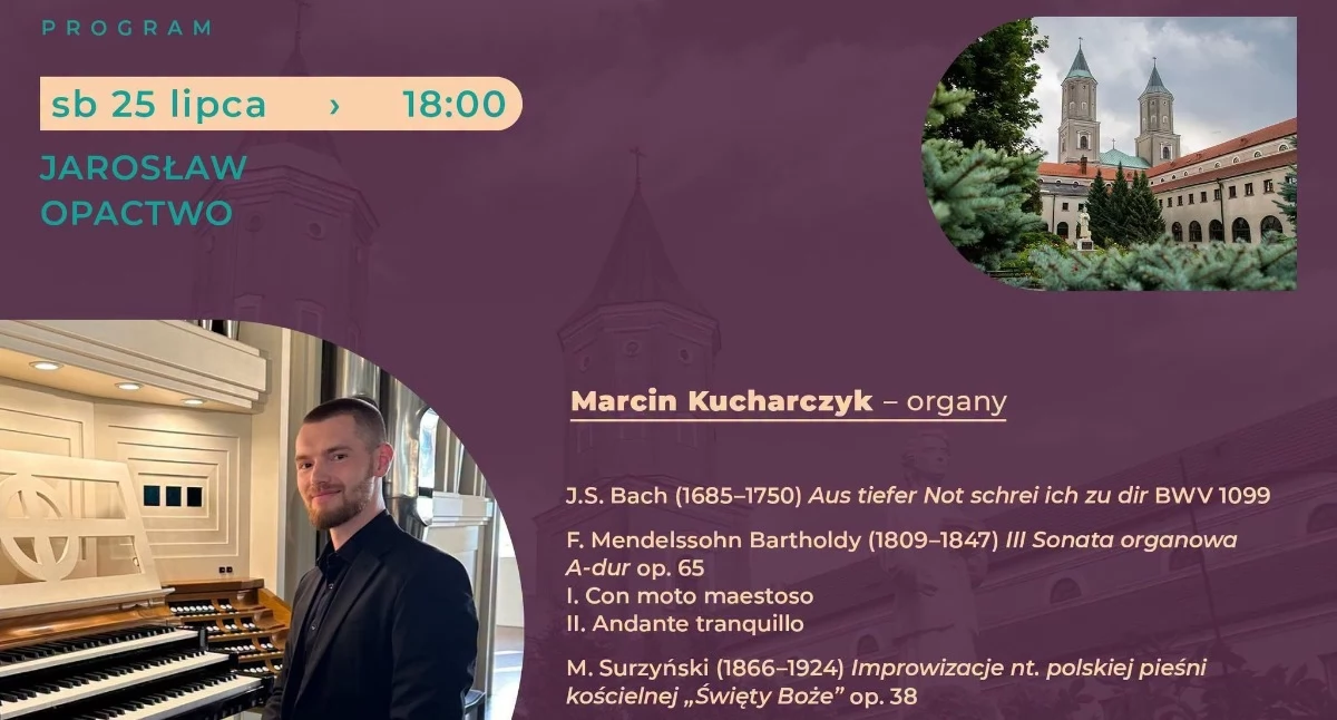 Wydarzenia Jarosław, Przeworsk i okolice, Koncert organowy wyjątkowe muzyczne wydarzenie Opactwie Jarosławiu - zdjęcie, fotografia
