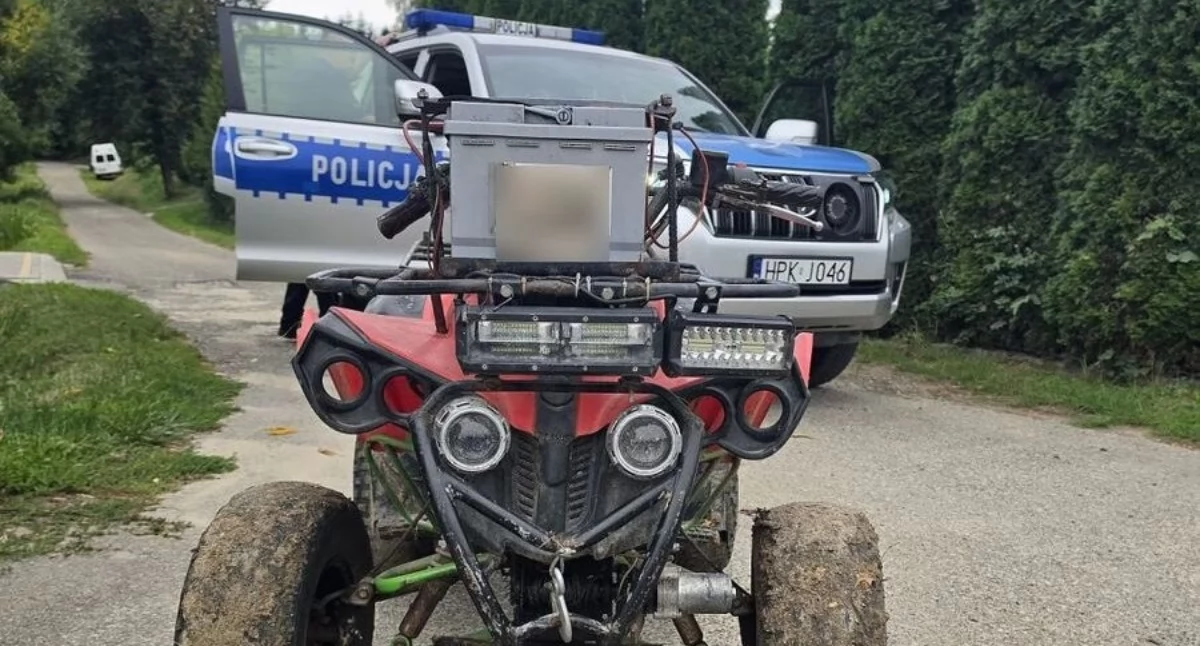 Zdarzenia, Miał prawie promile sądowy zakaz prowadzenia pojazdów Kierował quadem Bystrowicach - zdjęcie, fotografia