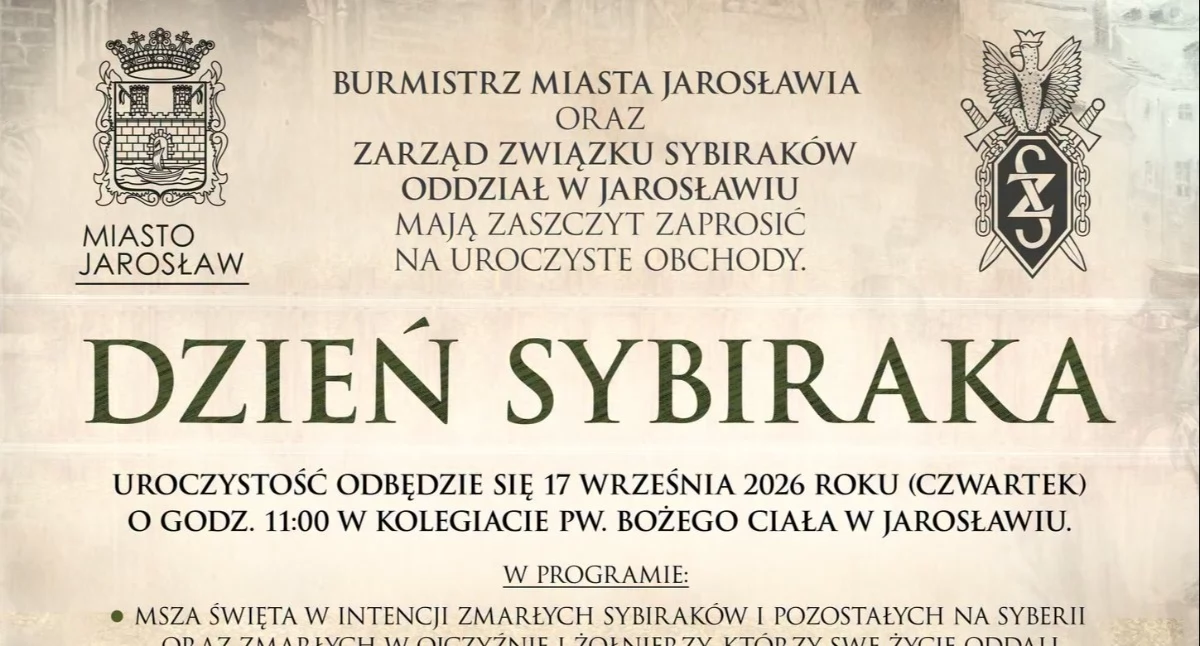 Wydarzenia Jarosław, Przeworsk i okolice, Dzień Sybiraka Jarosławiu - zdjęcie, fotografia