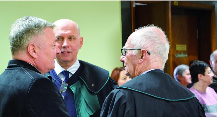 zdjęcie: senator Golba, wójt Ryznar - rozprawa w sądzie