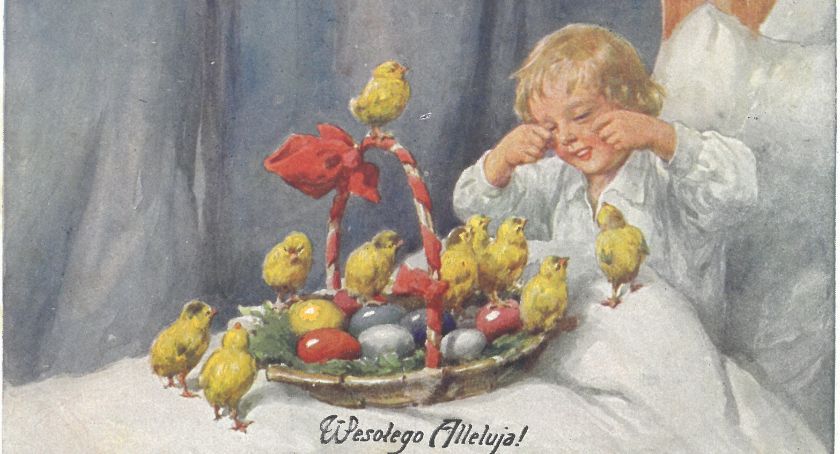 Urok dawnych kartek wielkanocnych ze zbiorów Muzeum w Jarosławiu