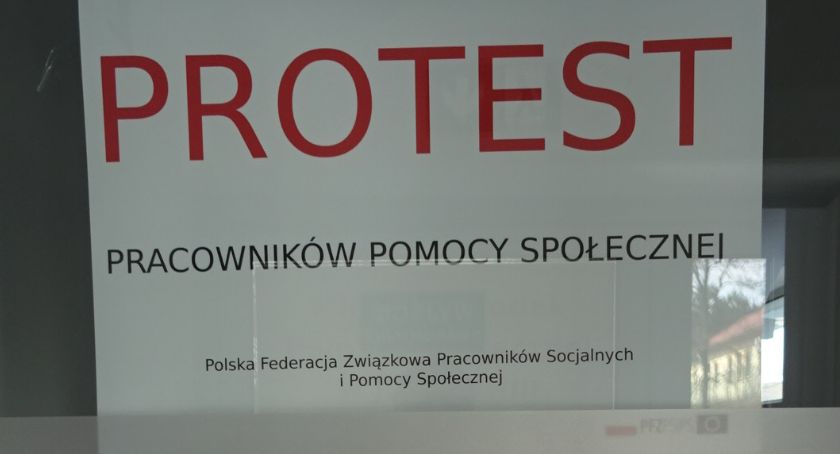 Protest w MOPS - Echa naszego artykułu 