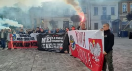 Pikieta antyimigracyjna w Jarosławiu. Jakie padały hasła?