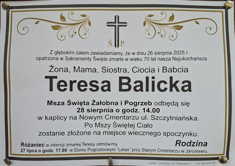 Teresa Balicka 